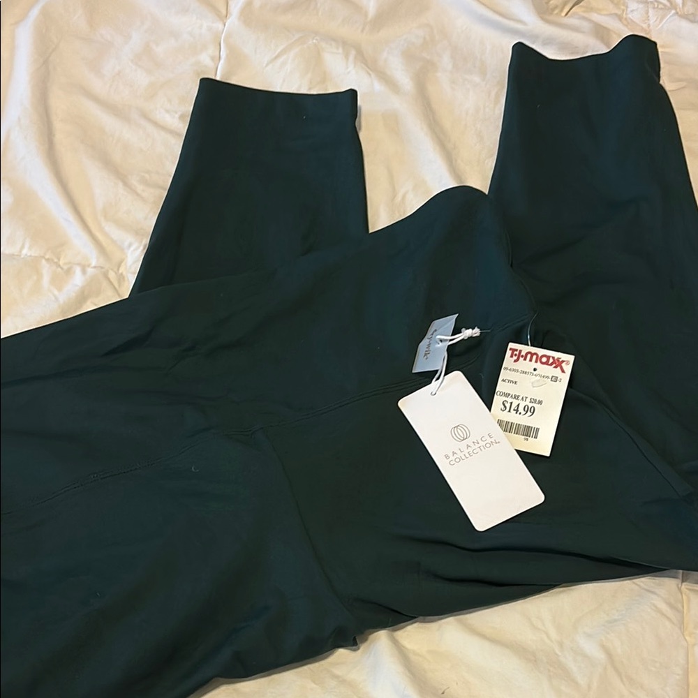 Balance Collection Dark Green Leggings